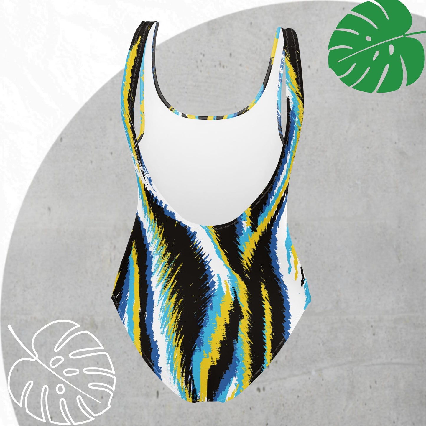Vibrant Stripes Swimsuit