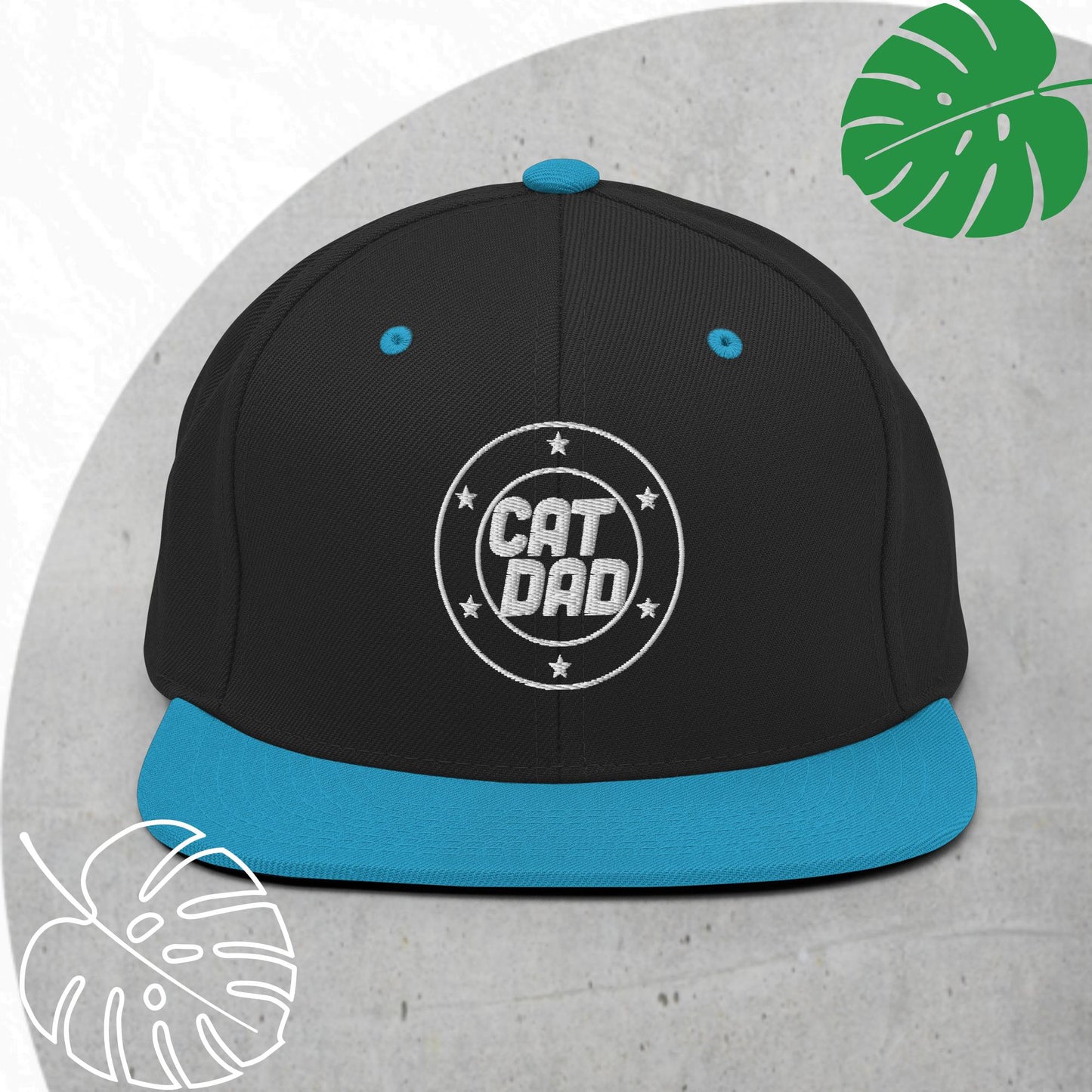Cat Dad Snapback hat