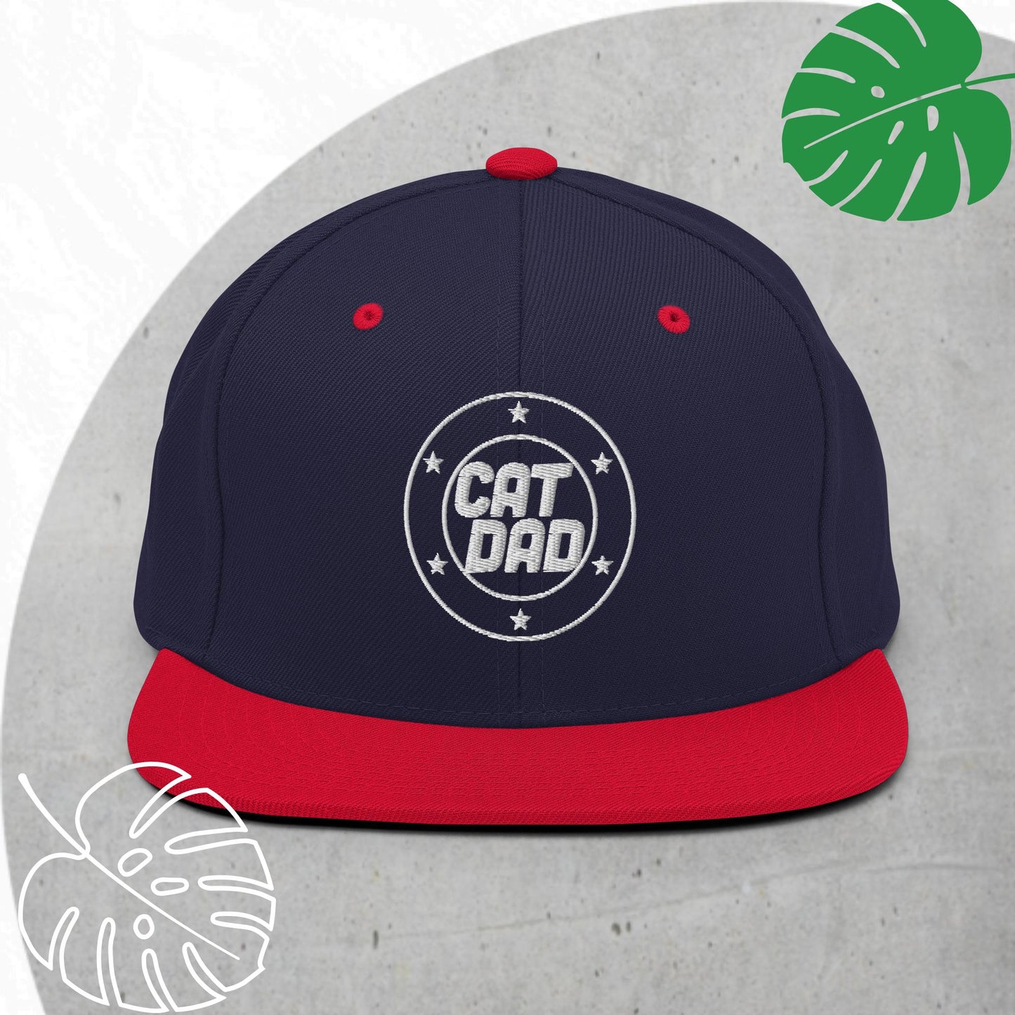 Cat Dad Snapback hat