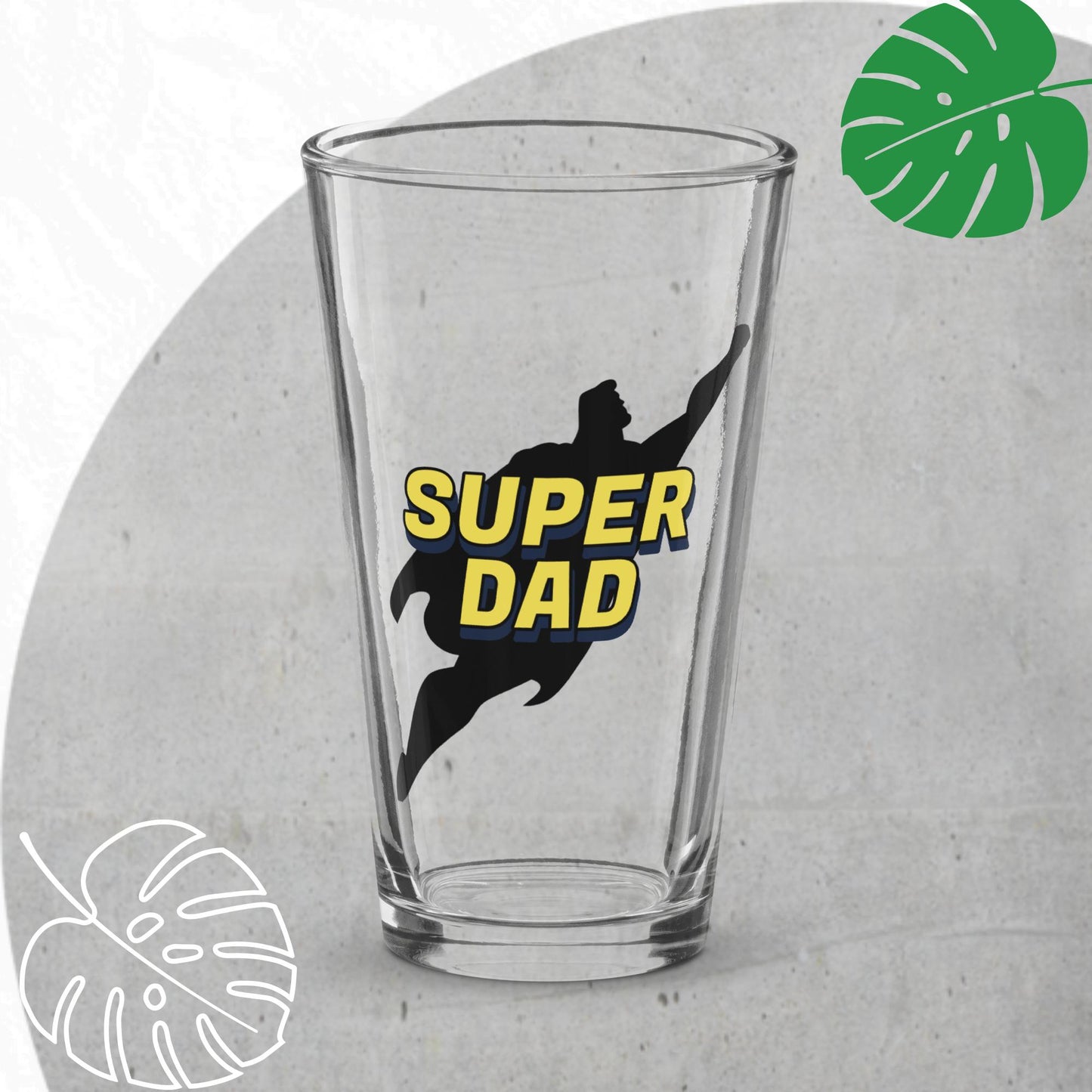 Super Dad pint glass