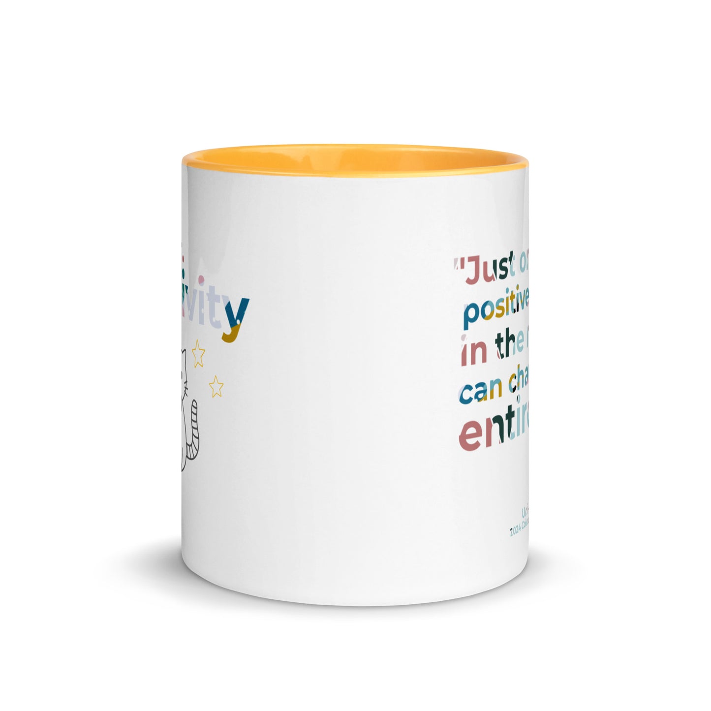 Uni-Cat "Mr. Positivity" 2024 Collectors mug