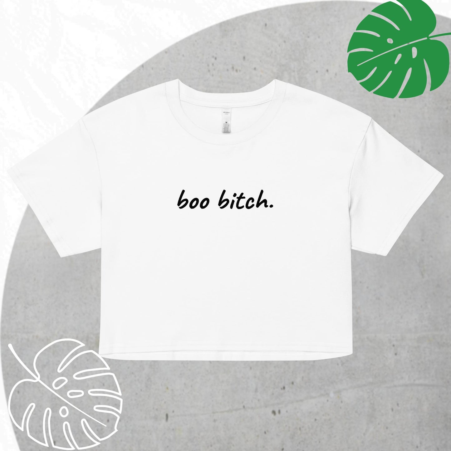 Boo Bitch crop top