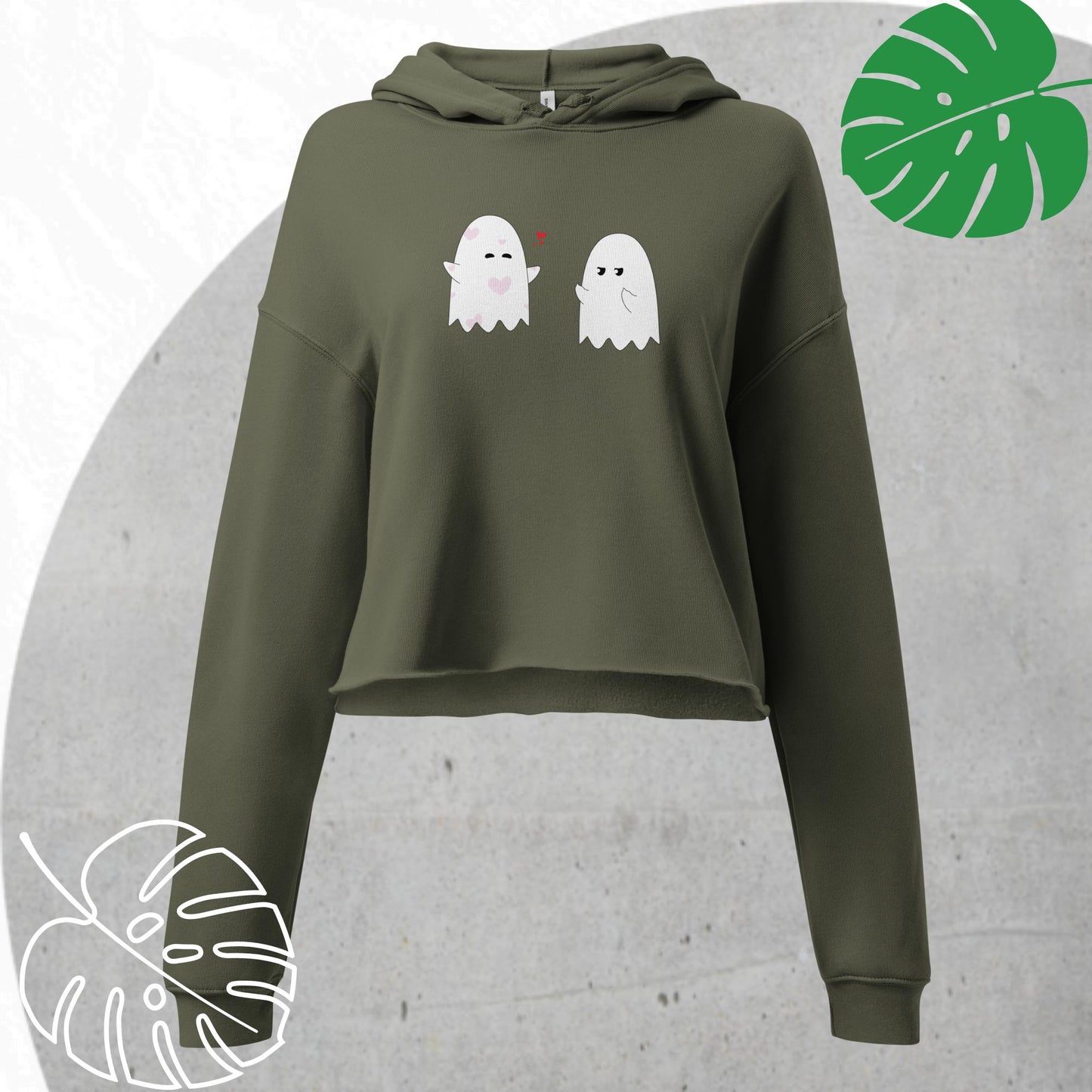 Boo Sweets Crop Hoodie