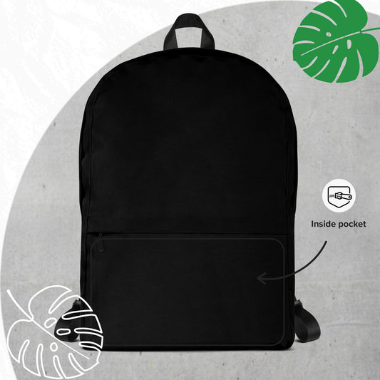 Black backpack