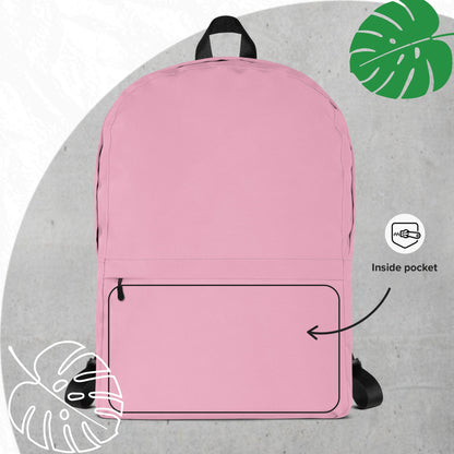 Pink backpack