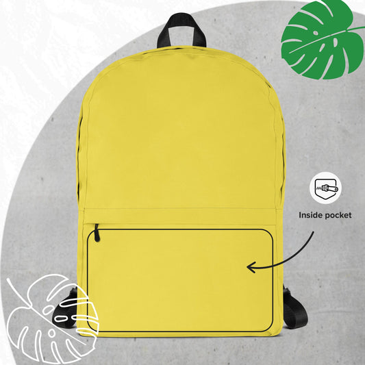 Yellow backpack