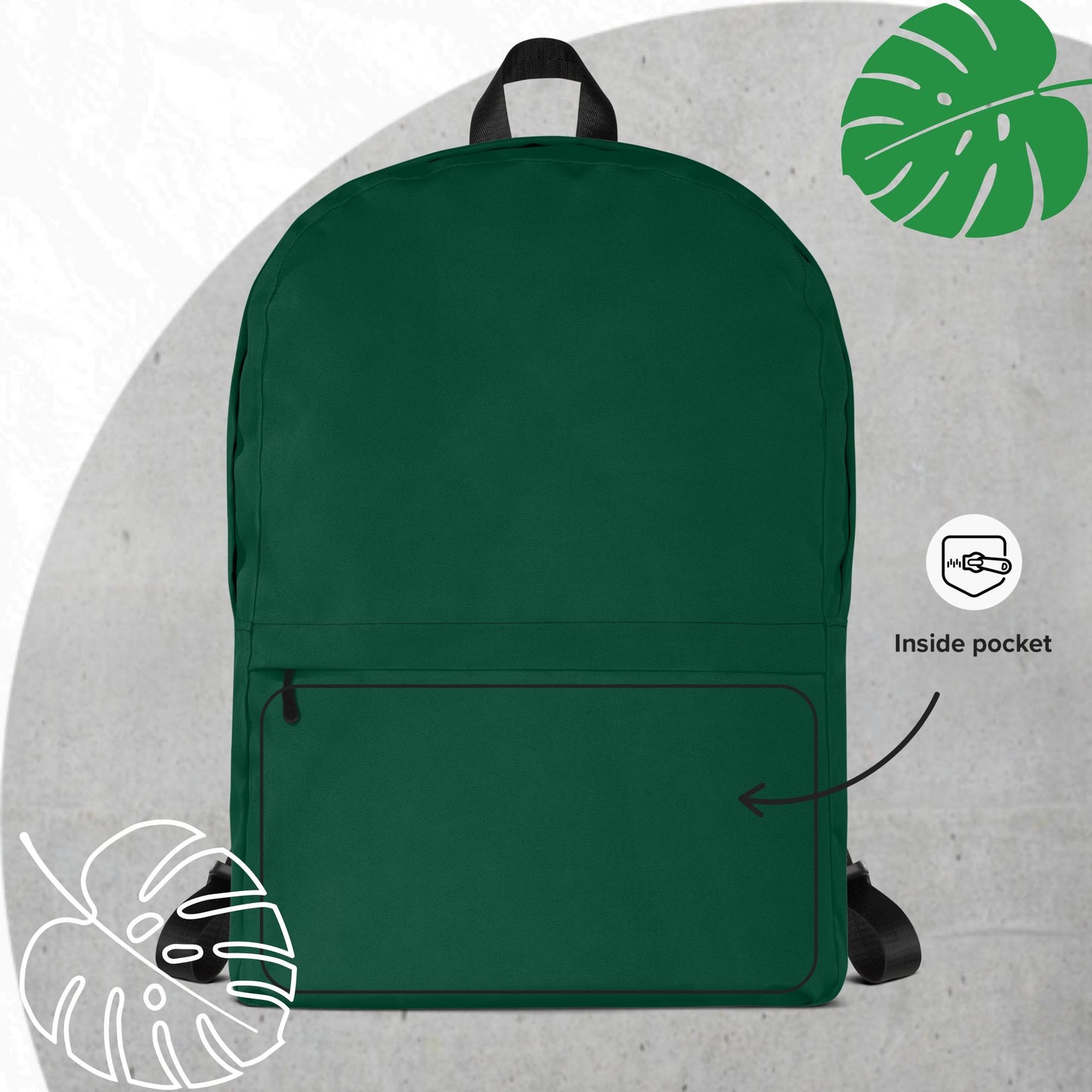 Green backpack