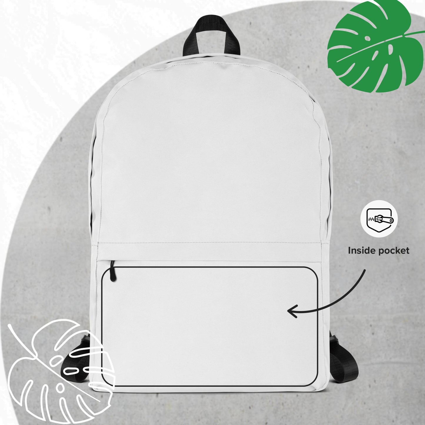 White backpack