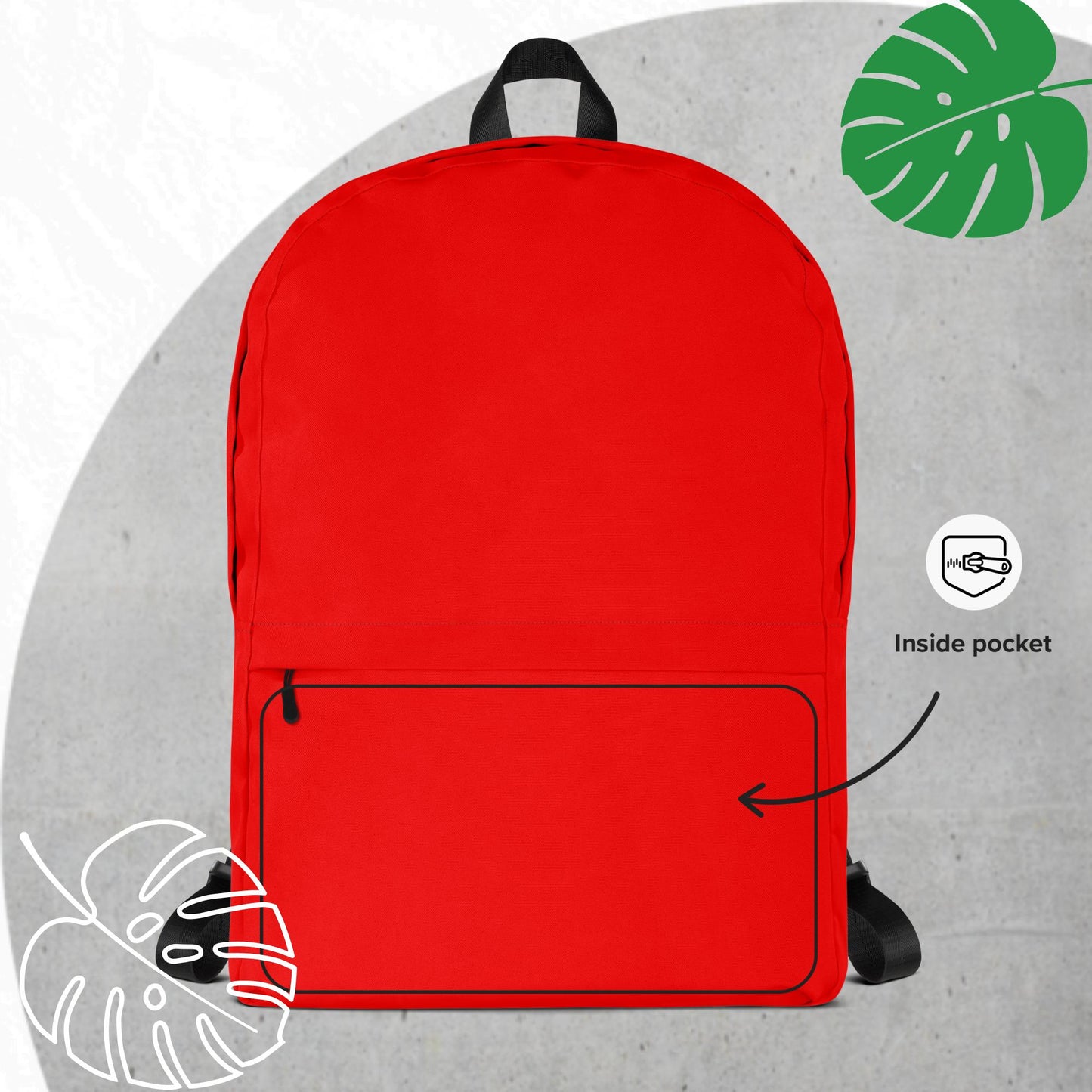 Red backpack