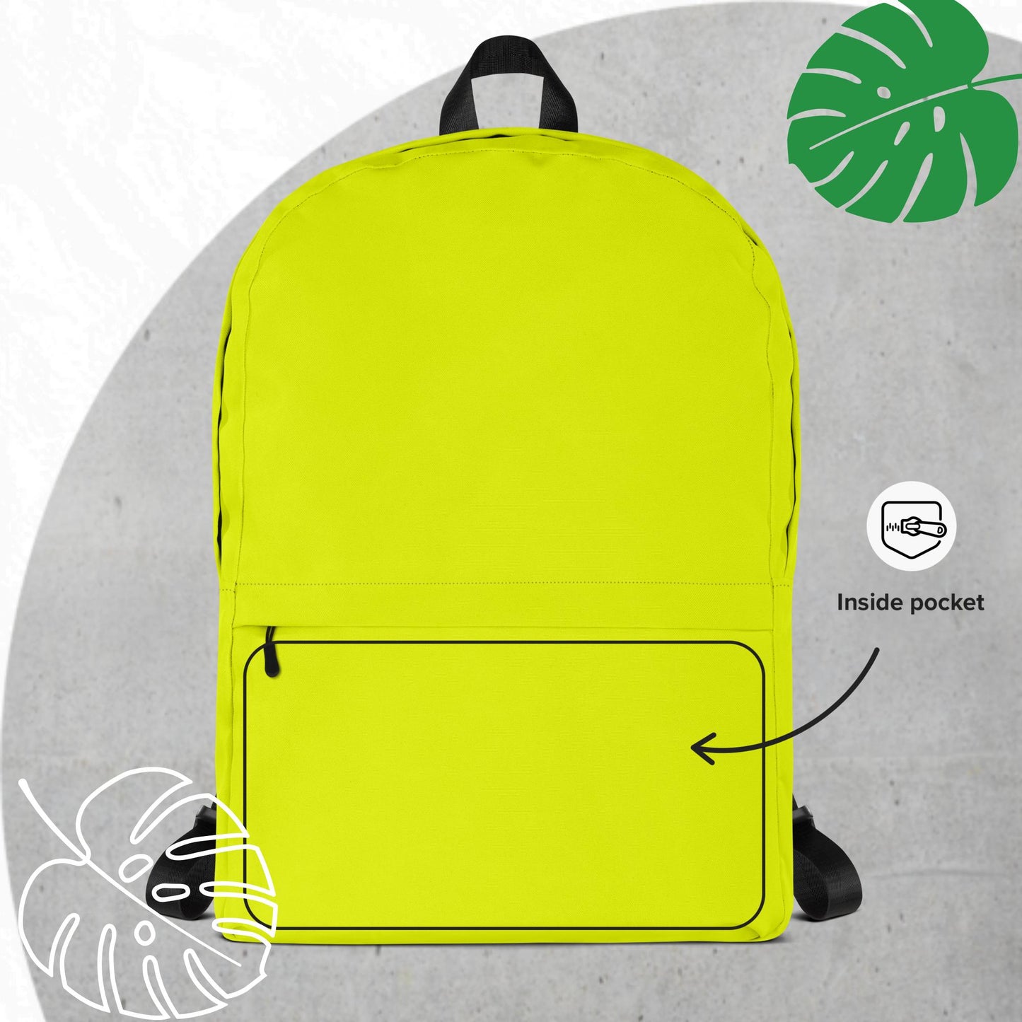 Yellow (neon) backpack