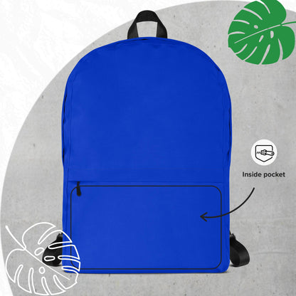 Blue backpack