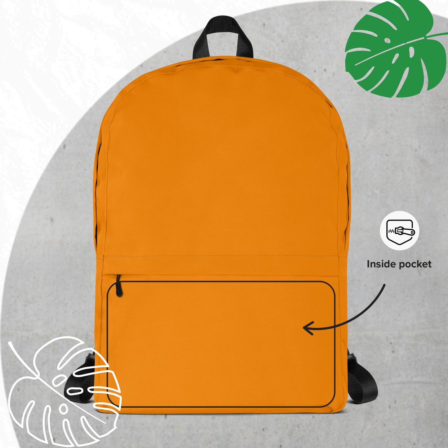 Orange backpack