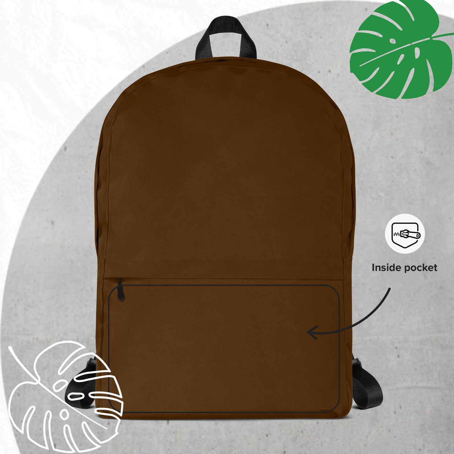 Brown backpack