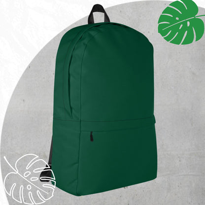 Green backpack