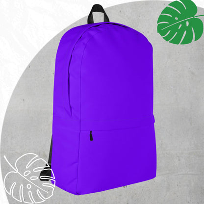 Purple backpack