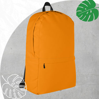 Orange backpack