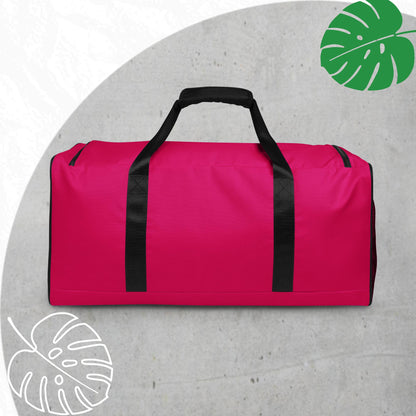 Fuchsia duffle bag