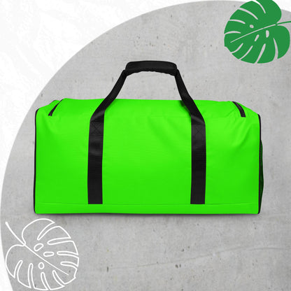 Green (neon) duffle bag