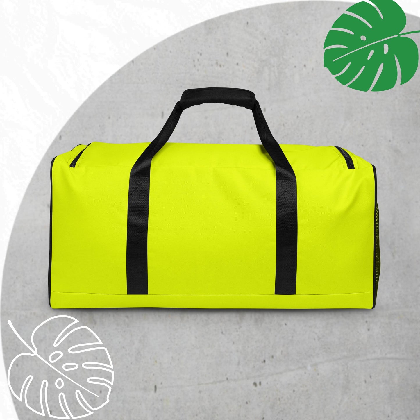 Yellow (neon) duffle bag