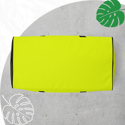 Yellow (neon) duffle bag