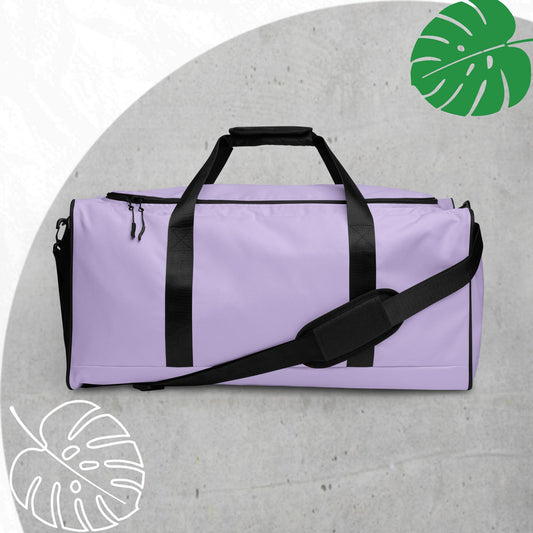 Lavender duffle bag