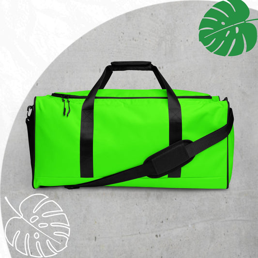 Green (neon) duffle bag