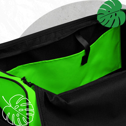 Green (neon) duffle bag