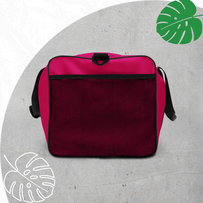 Fuchsia duffle bag