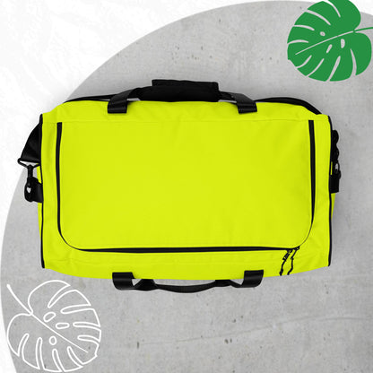 Yellow (neon) duffle bag