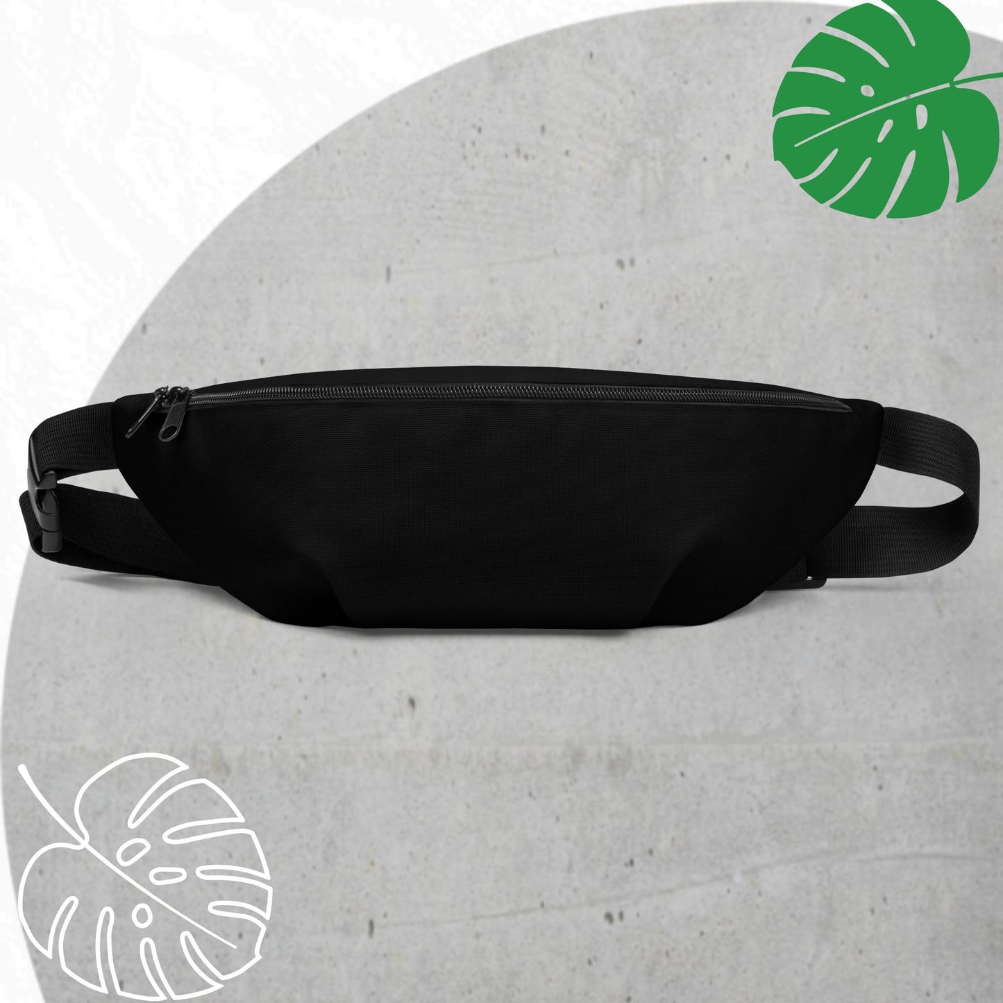 Black fanny pack