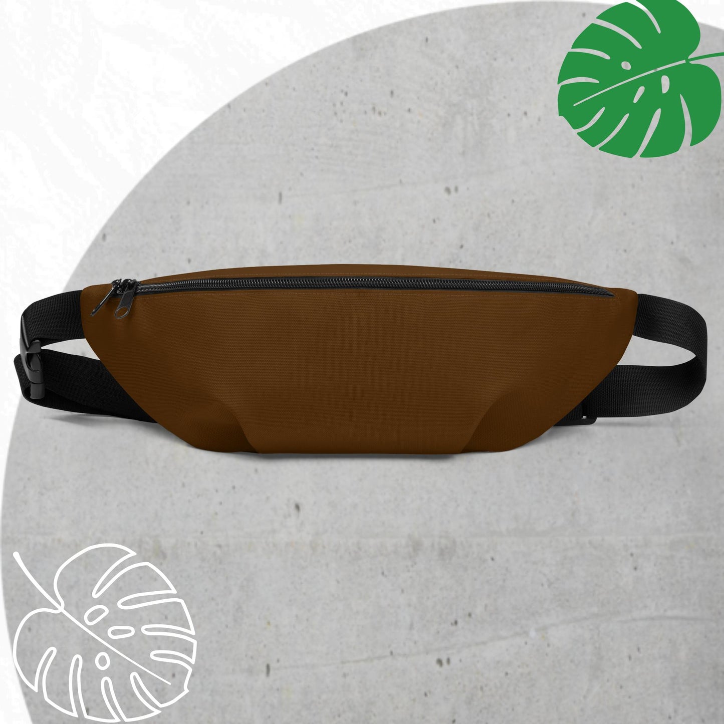 Brown fanny pack