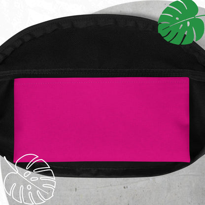 Fuchsia fanny pack