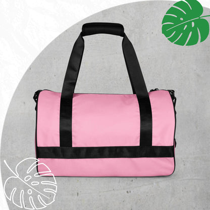 Pink gym bag