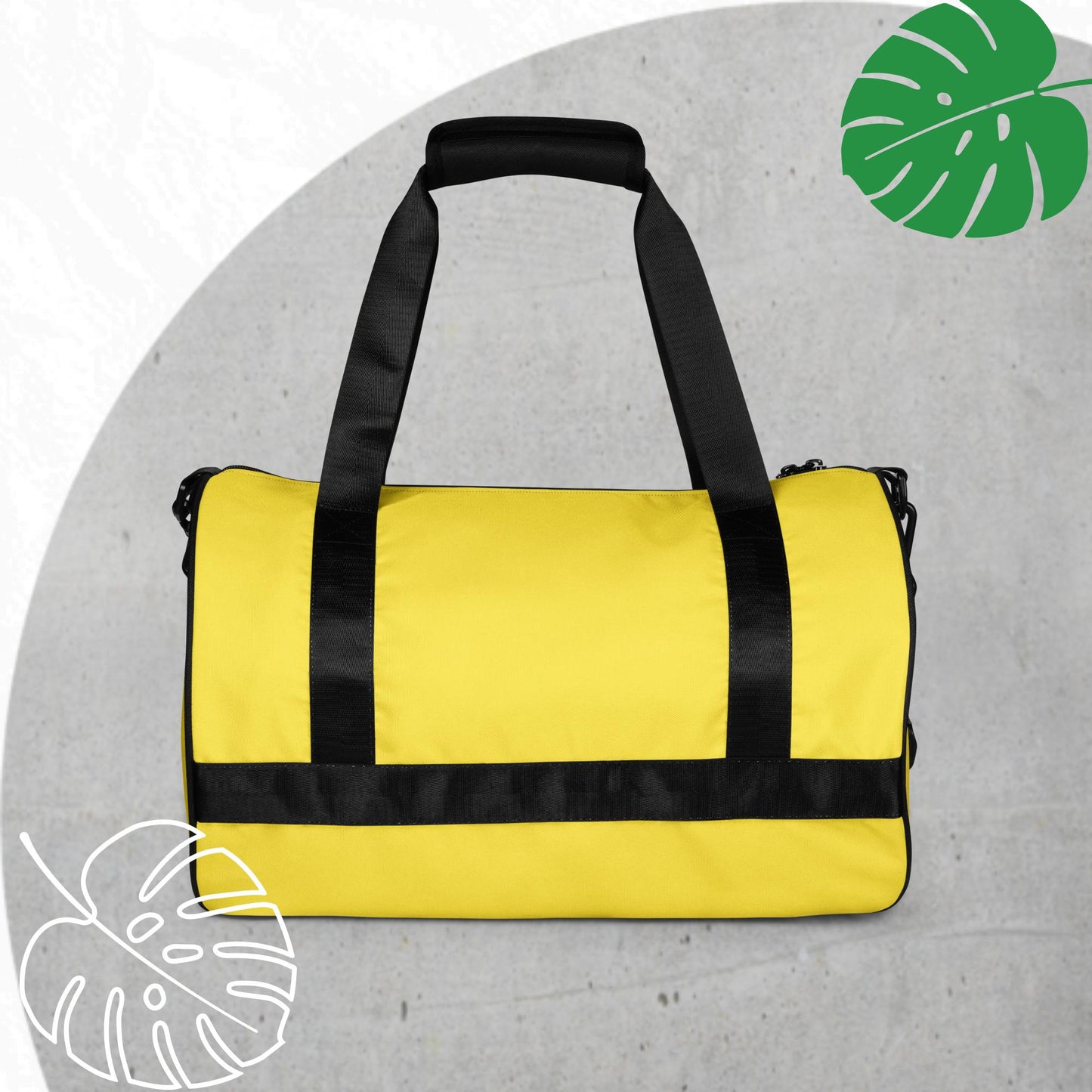 Yellow gym bag