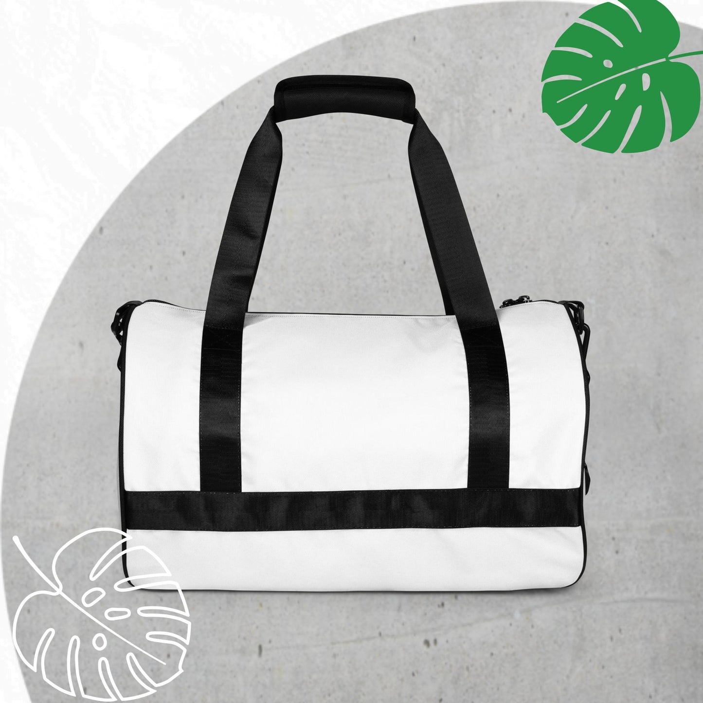 White gym bag