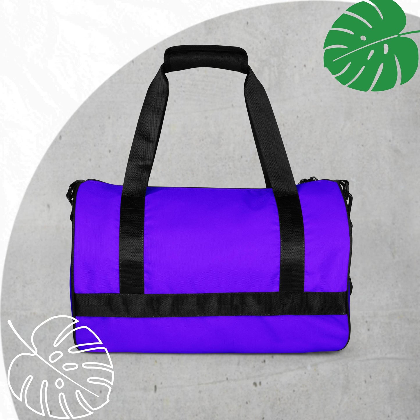 Purple gym bag