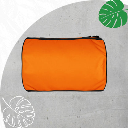 Orange gym bag