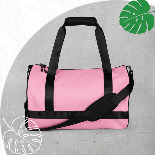 Pink gym bag