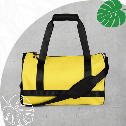 Yellow gym bag