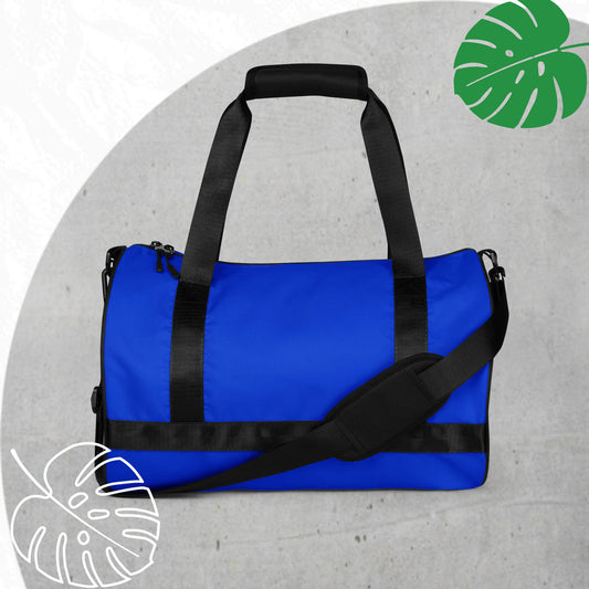 Blue gym bag