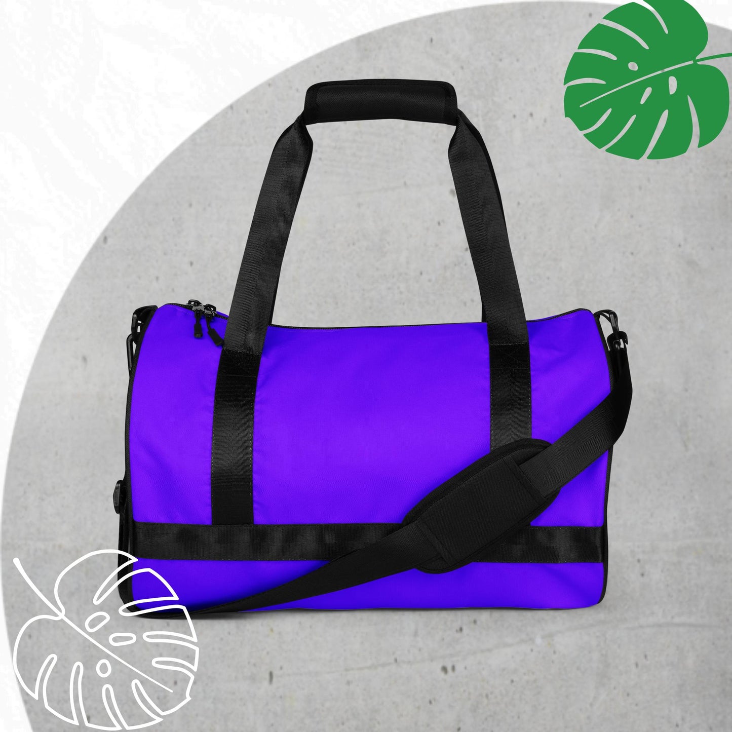 Purple gym bag