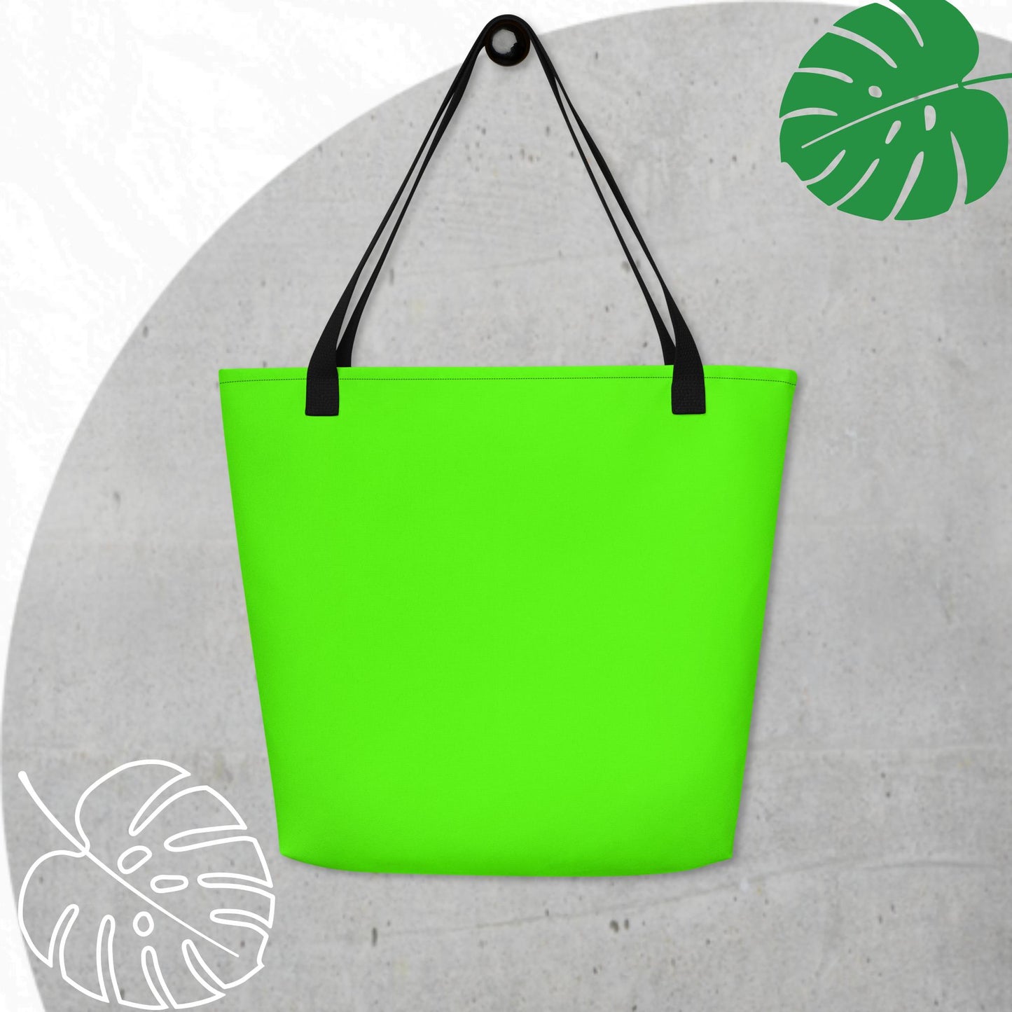 Green (neon) tote