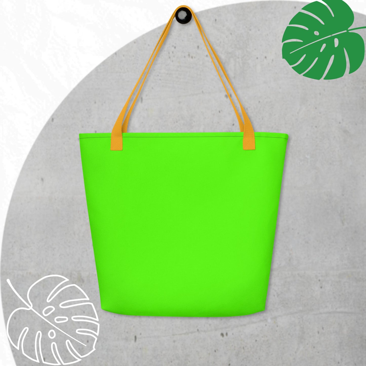 Green (neon) tote