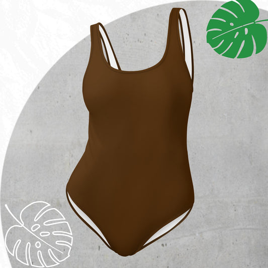 Brown Swimsuit
