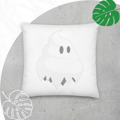 Spooky-poo reversible Pillow