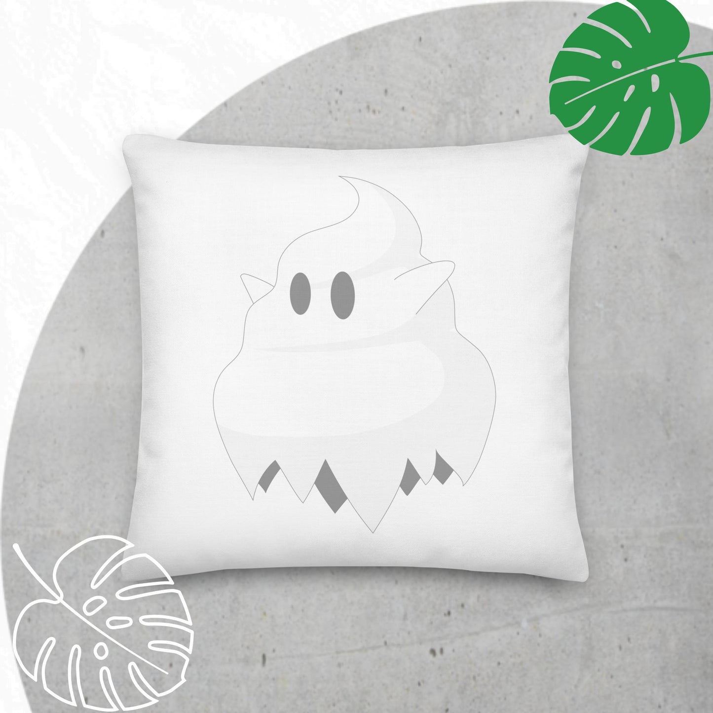 Spooky-poo reversible Pillow