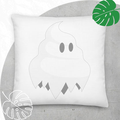 Spooky-poo reversible Pillow