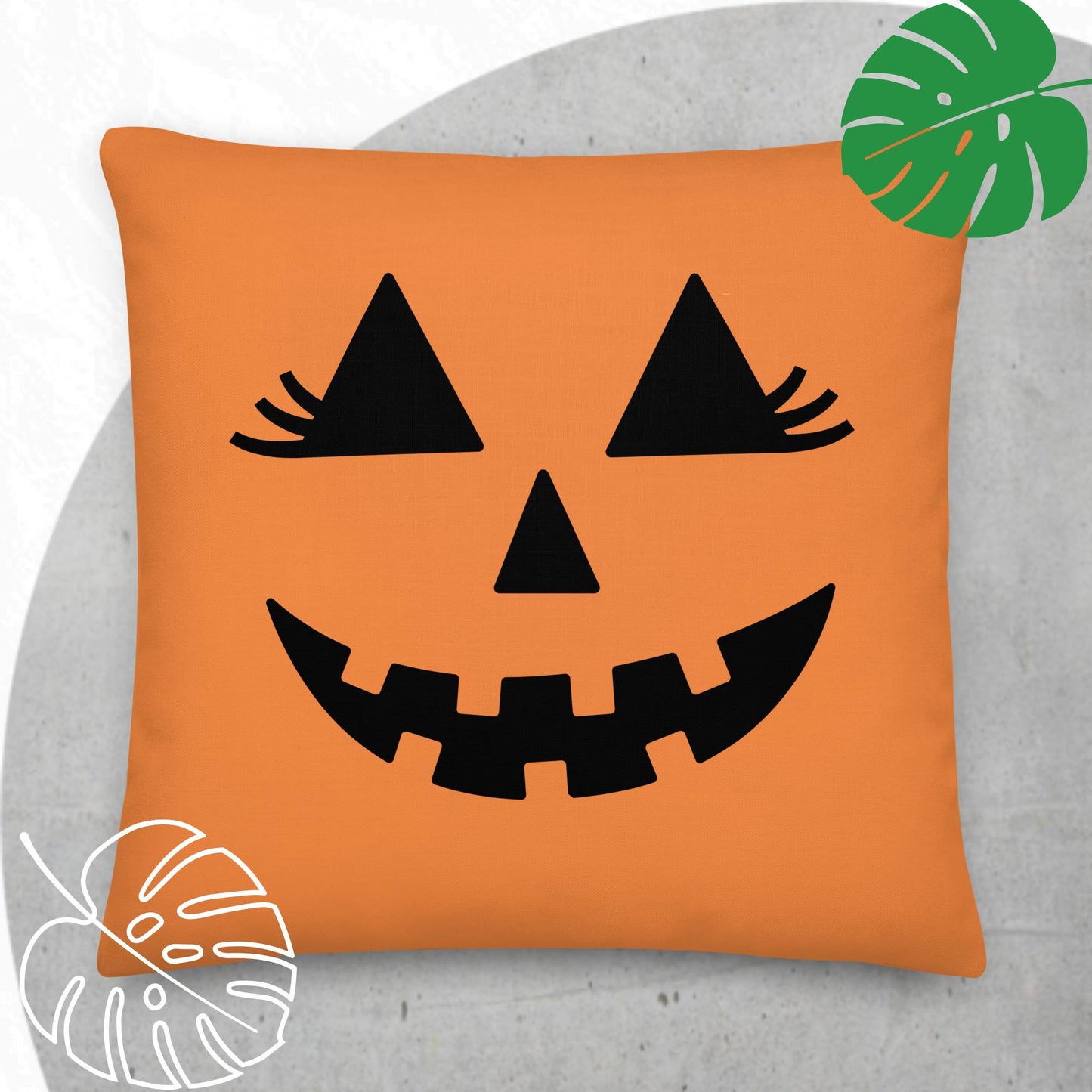 Jack-o- reversible Pillow