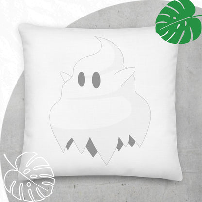 Spooky-poo reversible Pillow