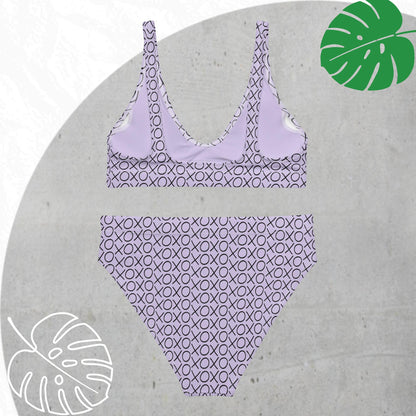 Lavender XOXO high-waisted Set